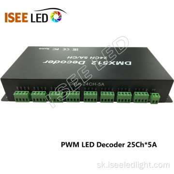 RGBW DMX512 Dekodér pre LED pásik